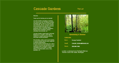 Desktop Screenshot of cascadegardens.net