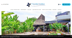 Desktop Screenshot of cascadegardens.com.au
